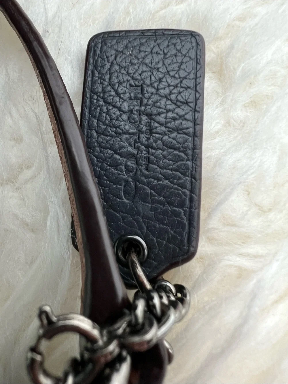 Coach denim Swagger swingpack crossbody bag. - Picture 6 of 8